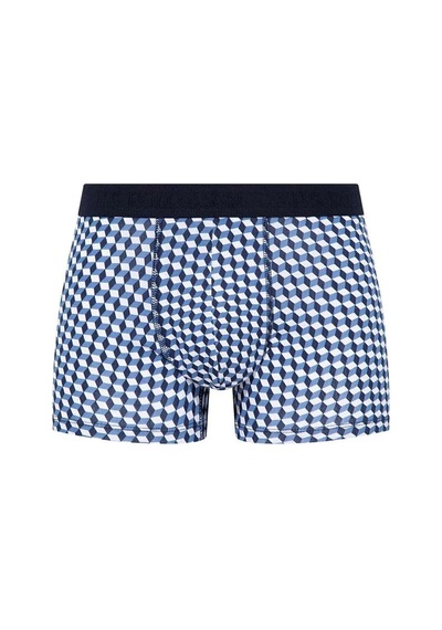 U.S. Polo Assn. Erkek Lacivert Tekli Boxer 80616 Yeşil