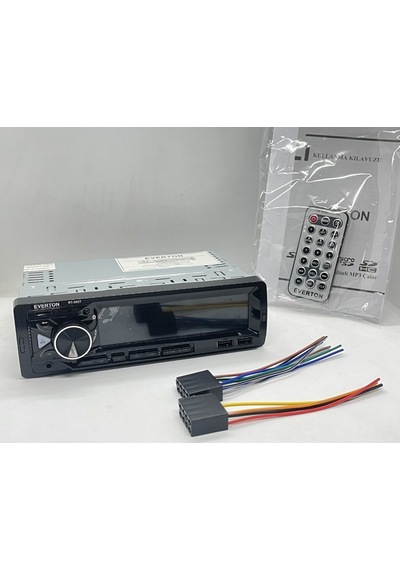 Everton Rt-3027 Çift Usb'Li Usb-Sd-Fm-Aux- Bluetooth Oto Teyp 4X6
