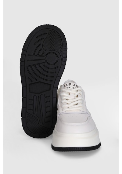 Lufian Laura Kadın Deri Sneaker Ayakkabı Beyaz