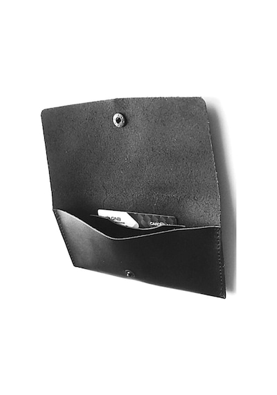 Hesap Sümeni Adisyon Kabı Hakiki Deri Siyah 18 X 9 Cm.