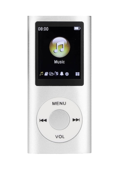 Metal Mp3 Çalar Dijital Ekranlı Mp4 Player Fm Radyo + 32gb Hafıza Kartı