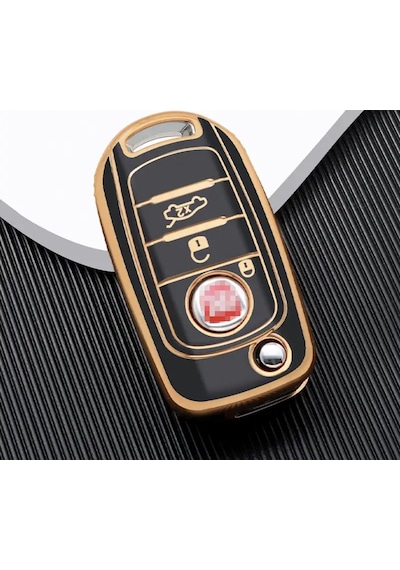 Fiat Egea Uyumlu 500X TPU ANAHTAR KILIFI SİYAH