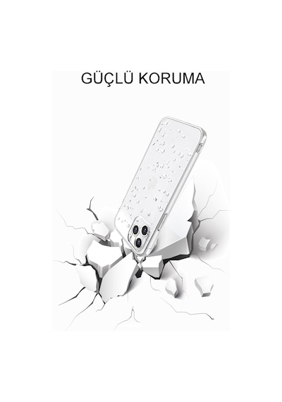 Apple Uyumlu iPhone 14 Pro Max Kapak Kamera Korumalı Süper Silikon Şeffaf Kılıf