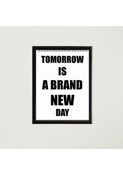 Tomorrow Çerçeveli Poster Tablo