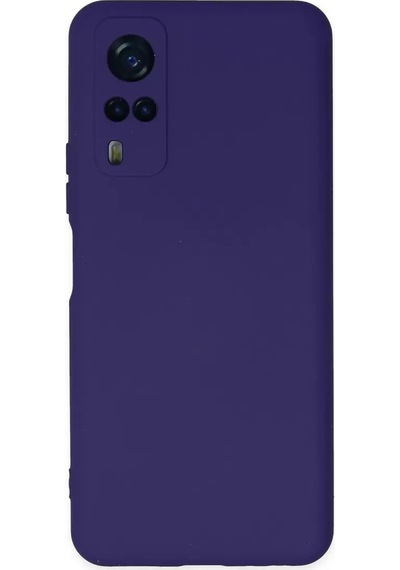 Newface Vivo Y53s Kılıf Nano İçi Kadife Silikon - Mor