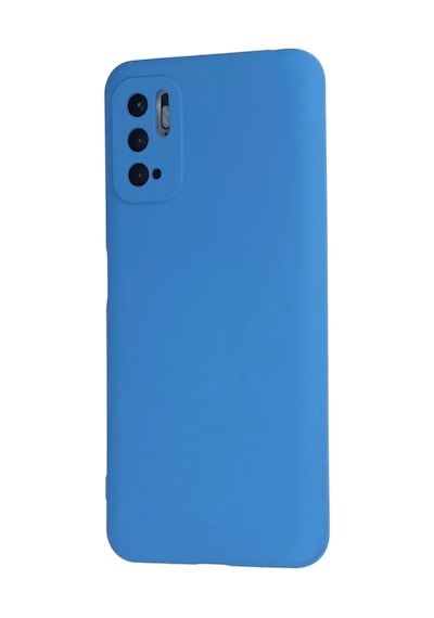 Newface Xiaomi Redmi Note 10 5g Kılıf Nano İçi Kadife Silikon - Mavi