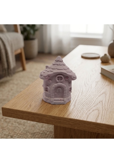 Tahtakale Toptancı Silikon 3d Küçük Boy Cüce Evi Kalıbı Şirin Ev Modeli Mum Ve Taş Tozu Kalıbı
