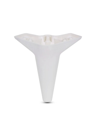 Asya Ayak Beyaz 15 Cm Tv Ünitesi, Koltuk Altı , Dolap Ayağı, Koltuk Mobilya Yükseltici Beyaz