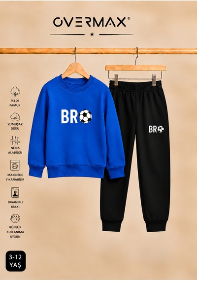 Overmax Çocuk Bro Futbol Baskılı Kapüşonsuz Sweatshirt Eşofman Takımı- 3-12 Yaş Saks Mavi Üst-siyah Alt - 922594887 Saks Mavi Üst-siyah Alt Overmax Çocuk Bro Futbol Baskılı Kapüşonsuz Sweatshirt Eşofman Takımı- 3-12 Yaş Saks Mavi Üst-siyah Alt - 922594887 Saks Mavi Üst-siyah Alt