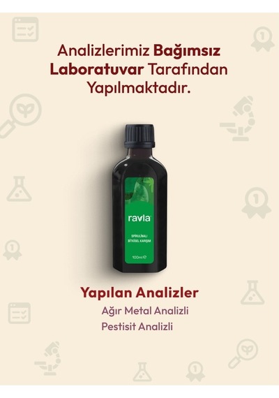 Ravla Spirulinalı Bitkisel Karışım 100 ML