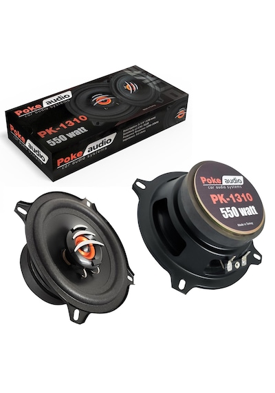 13cm Oto Hoparlör Koaksiyel 550w Tweeterli 2 Adet Poke Pk-1310