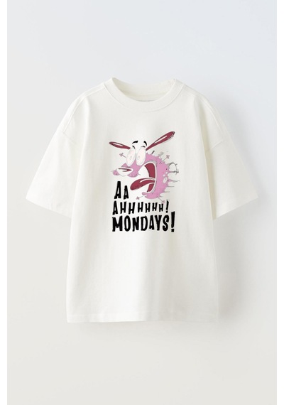 Thewert Unisex Humor,funny,animal,fun,cartoon Tasarım Baskılı Pamuk Beyaz Oversize T-shirt