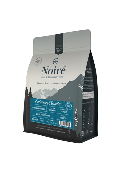 Noire Endonezya Sumatra 250g %100 Arabica Single Origin Çekirdek