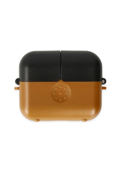 Newface Airpods Uyumlu 3 3.nesil Basmalı Kılıf Csmtex - 10 - Kahverengi-siyah
