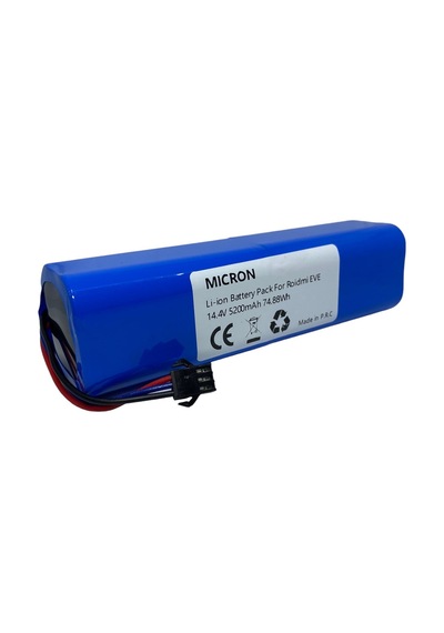 Viomi S9 Uyumlu Robot Süpürge Batarya 14.4v 5200 Mah Li-ion Pil B