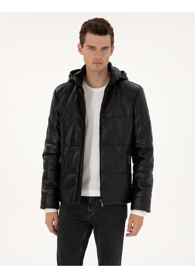 Pierre Cardin Erkek Siyah Deri Mont-kaban 50318153-001 Siyah