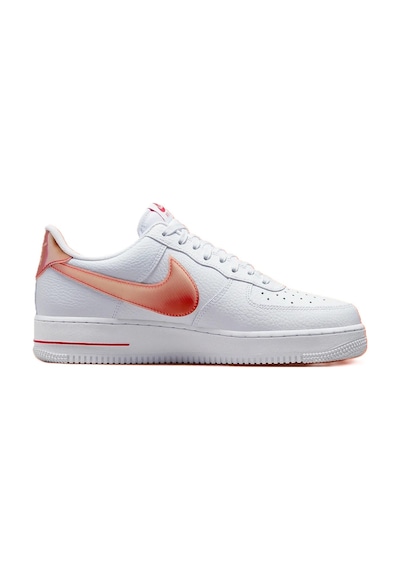 Nike Air Force 1 '07 Jumbo Swoosh Leather Hakiki Deri Erkek Spor Ayakkabı Beyaz Turuncu Nike Air Force 1 '07 Jumbo Swoosh Leather Hakiki Deri Erkek Spor Ayakkabı Beyaz Turuncu
