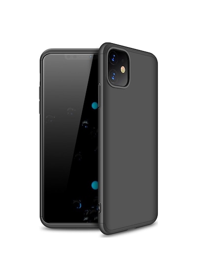 Apple Uyumlu iPhone 11 3 Parçali 360 Tam Koruma Gkk Rubber Kapak Kilif 403228564