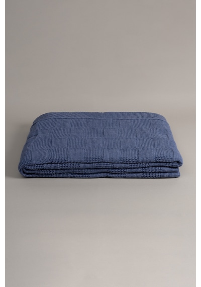 Plaid İndigo Çift Kişilik Battaniye 200x220 15015 Indigo