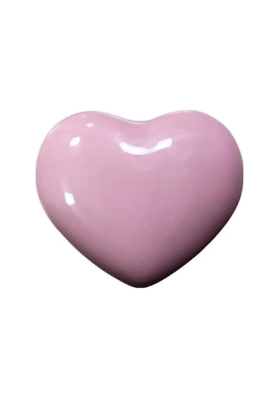 5 Adet Tomurcuk Porselen Çocuk Odası Pembe Kalp Mobilya Kulp Pembe