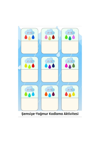 Okul Öncesi Eğitici Dikkat Aktivite Seti 2-4 Yaş İçin