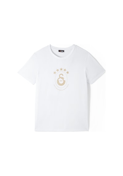 Gsstore Galatasaray 5 Yıldız T-shirt E251352-2 Beyaz