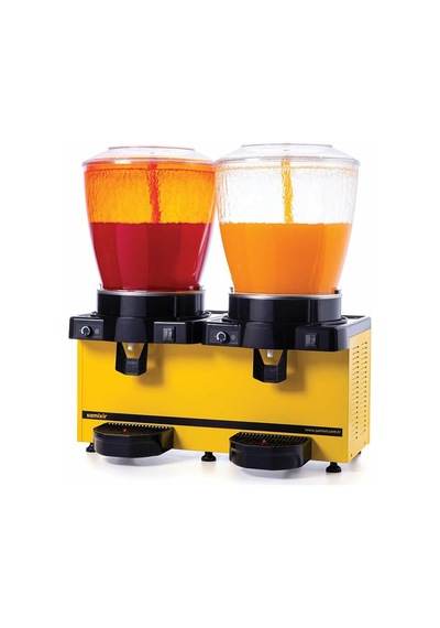 Samıxır Panoramik 22 Twin Fıskiyeli Soğuk İçecek Dispenseri 22+22 Litre Diğer