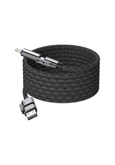 Fulltech Fc154 4 Ü 1 Arada Şarj Kablosu Pd 100w Type-c & Lightning Hızlı Şarj Kablo A+c To C+l, 1.2