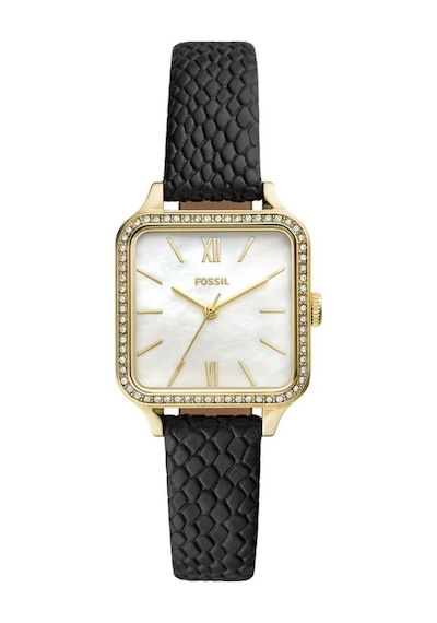 Fossil Fbq3918 Quartz Deri Siyah 28 Mm Kadın Kol Saati