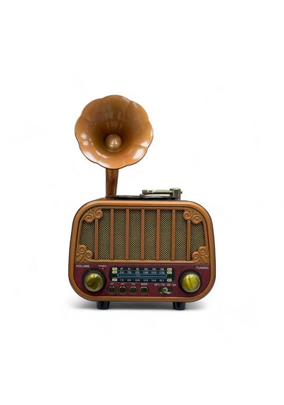 Rt-738a Gramafon Nostalji Radyo,bluetooth Özellikli Eskitme Nostaljik Gramafon Radyo