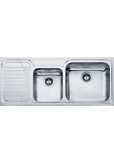 Franke Galassia Gax 621 Sol Damlalıklı 2 Gözlü Paslanmaz Çelik Mutfak Eviyesi 50x116cm Inox