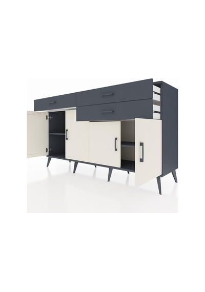 Hyperion Konsol 2 Raflı 3 Çekmeceli 4 Kapaklı 176x44x99 Antrasit- Antrasit-aytaşı/antrasit Hyperion Konsol 2 Raflı 3 Çekmeceli 4 Kapaklı 176x44x99 Antrasit- Antrasit-aytaşı/antrasit