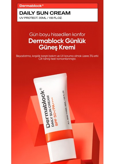 Doğal Bitişli Günlük Kore Güneş Kremi Daily Sun Cream Spf 50 + Pa ++++