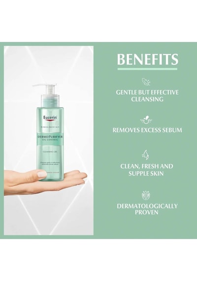 Eucerin Dermopurifyer Yağ Kontrolü Yüz Temizleme Jeli 200ml