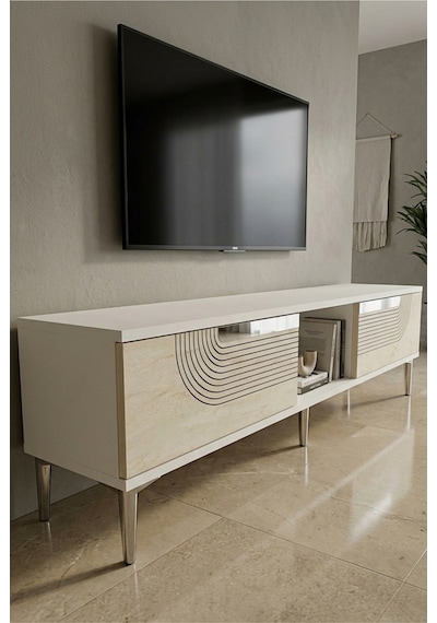 Tsa1508bts Meyra Tv Sehpası Beyaz-traverten-silver 150cm Beyaz - Traverten - Gümüş Tsa1508bts Meyra Tv Sehpası Beyaz-traverten-silver 150cm Beyaz - Traverten - Gümüş