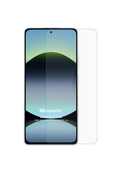 Xiaomi Redmi Note 14 Nano Glass Cam Ekran Koruyucu Redmi Note 14 İle Uyumlu Ekran Koruyucu - Şeffaf