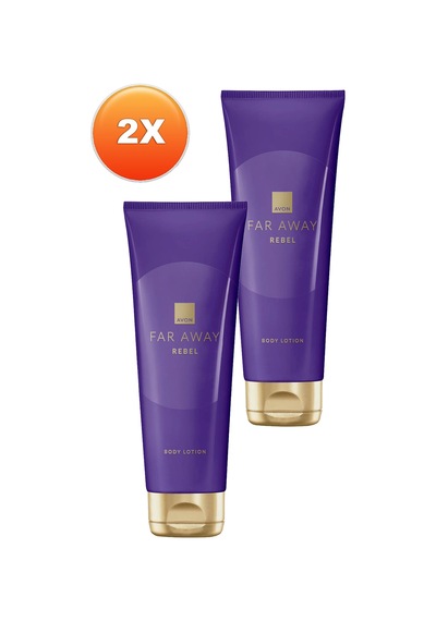 Avon Far Away Rebel Vücut Losyonu 2 x 125 ML