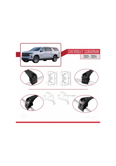 Chevrolet Suburban 2021-2024 Arası İle Uyumlu Ace-2 Model Ara Atk