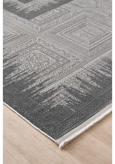 Seyran Halı Gusto 907 Antrasit Mikro Polyester Makine Halısı