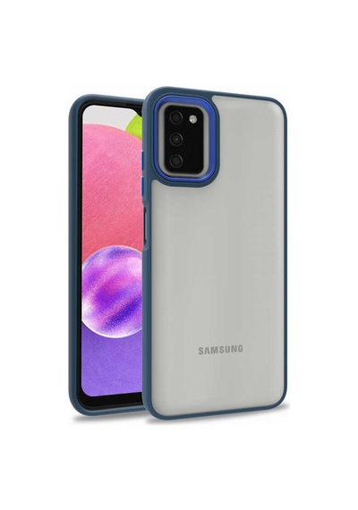 Galaxy A03S Kılıf Zore Flora Buton,Kenar Çevresi Renkli Kılıf