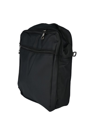 Dukidaso Duki Daso Unisex Siyah Fermuarlı Çok Cepli Çapraz Omuz Çantası Summer T8185 Siyah