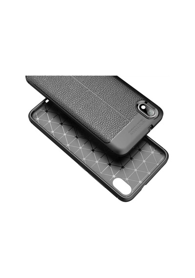 Xiaomi Redmi 7A Kılıf Zore Niss Deri Desenli Silikon Kılıf