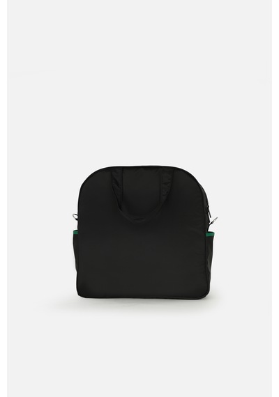 Paraşüt Kumaş Tenis Çantası,padel Çantası, Raket Cepli Tenis Çantası, Tennis Bag Siyah