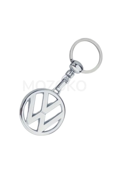 Yüksek Kaliteli Volkswagen Logolu Metal Araç Anahtarlık, Çift Yönlü Logo, Hediyelik Araba Anahtarlık