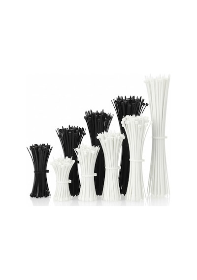 Arstech Kablo Bağı Cırt Kelepçe Beyaz 7.2x550 Mm