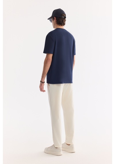 Avva Erkek Lacivert Bisiklet Yaka Enjeksiyon Baskılı Bi-stretch İnterlok Regular Fit T-shirt A61y1136 Avva Erkek Lacivert Bisiklet Yaka Enjeksiyon Baskılı Bi-stretch İnterlok Regular Fit T-shirt A61y1136
