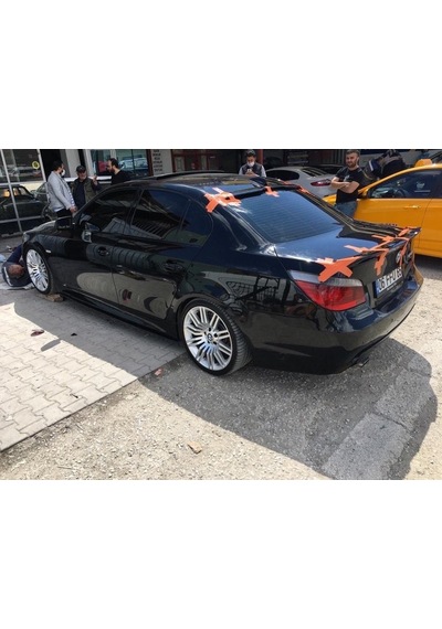 Bmw E60 Marşpiyel Lipi - Abs Plastik - Parlak Siyah