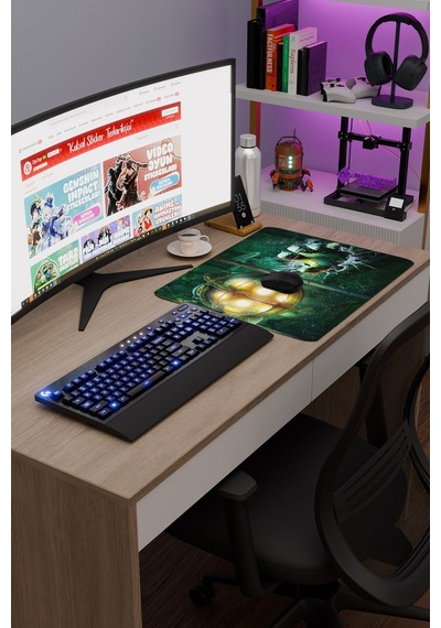 Bioshock Kaymaz Dikişli Kauçuk Oyuncu Mousepad V5 - 48x40 Xl Gaming Mouse Pad Fare Altlığı
