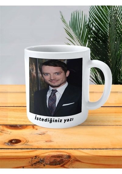 Elijah Wood Baskılı Kupa Bardak Kişiye Özel Desen 3 Çok Renkli