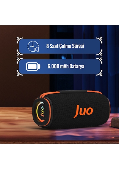 Juo Soundpeak Blaze 30w Rgb Bluetooth Hoparlör Kablosuz Taşınabilir Speaker